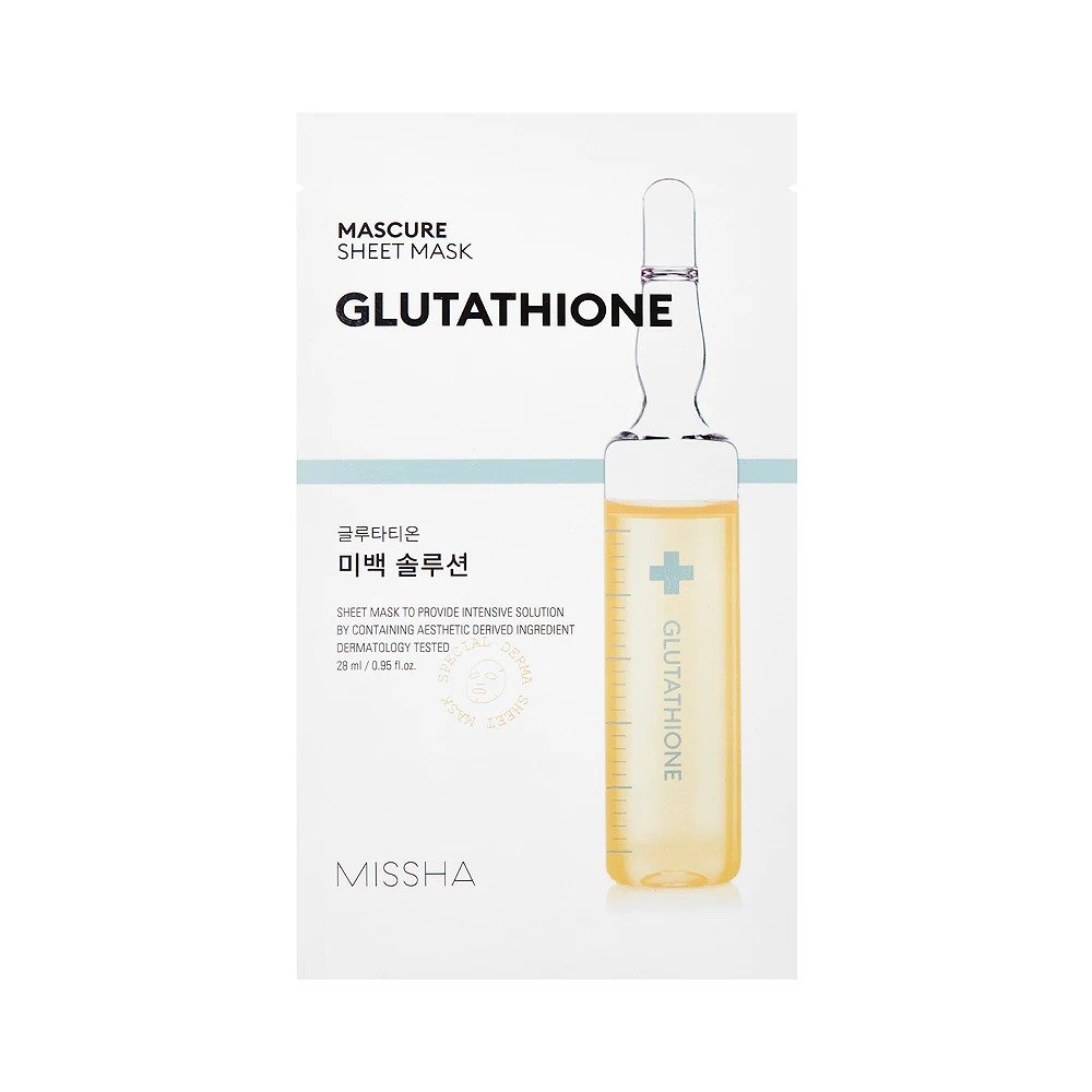 MISSHA MASCURE Glutathione veido kaukė