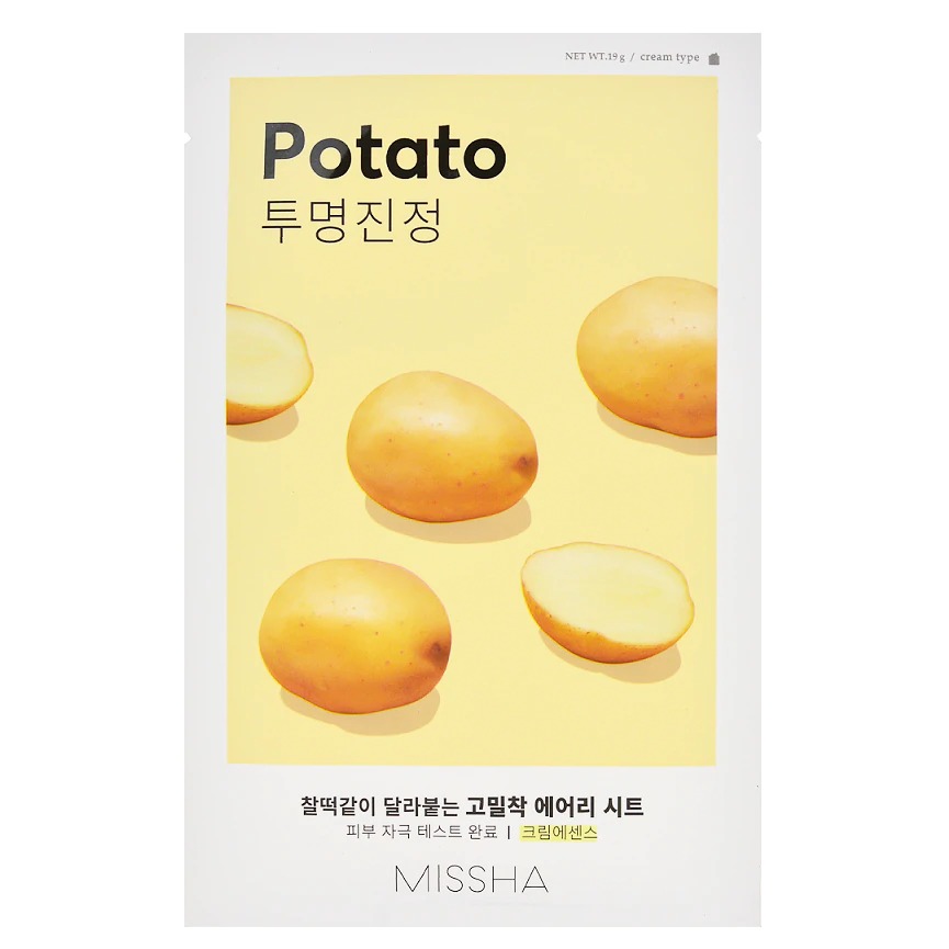 MISSHA Airy Fit veido kaukė (Potato)