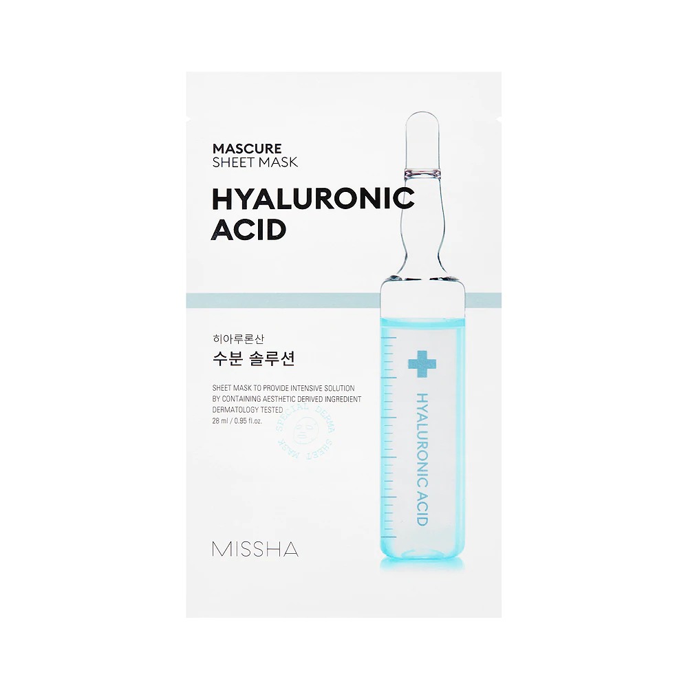 MISSHA - Mascure Hyaluronic Acid veido kaukė
