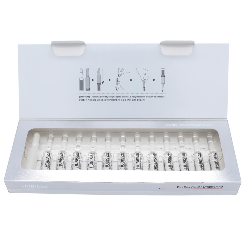 HUBISLAB BIO CELL ŠVIESINAMASIS FLUIDAS, 12x2 ml