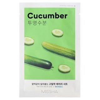 MISSHA Airy Fit veido kaukė (Cucumber)