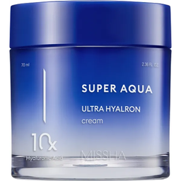 MISSHA Super Aqua Ultra Hyalron Cream drėkinantis veido kremas su hialuronu rūgštimi